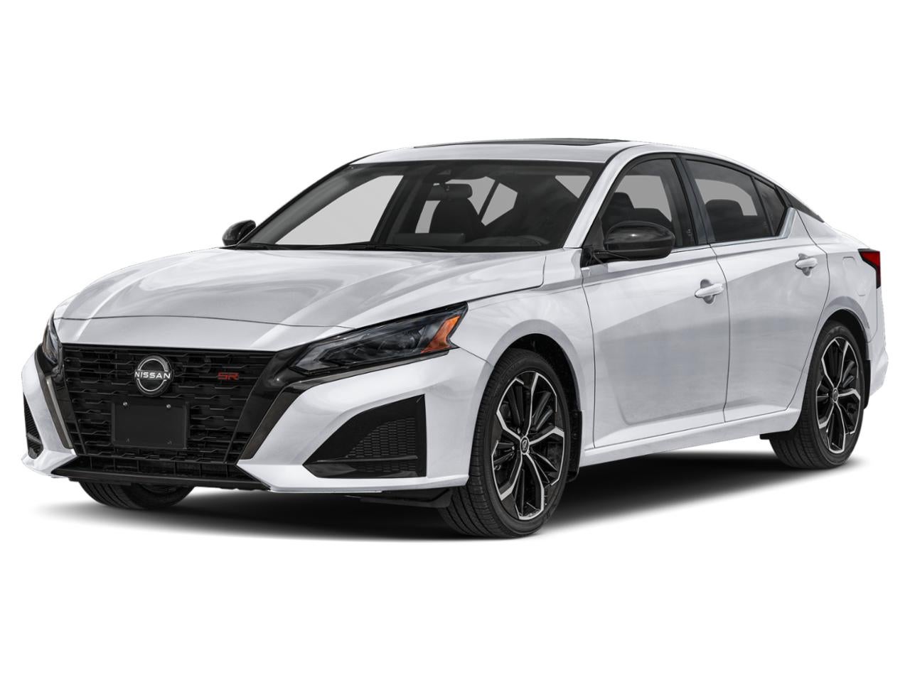 2025 Nissan Altima SR FWD in Gray Sky Pearl — front three-quarter view