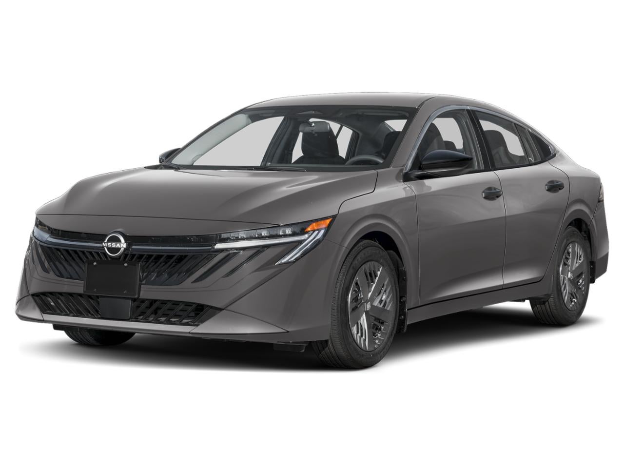 2026 Nissan Sentra S in Gun Metallic — front three-quarter view
