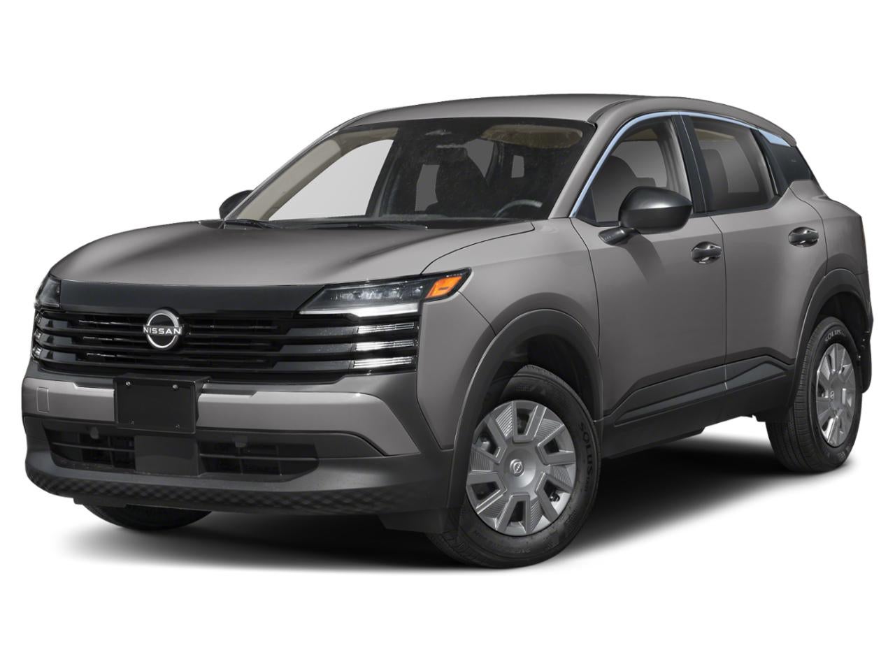 2026 Nissan Kicks S in Gun Metallic — front three-quarter view
