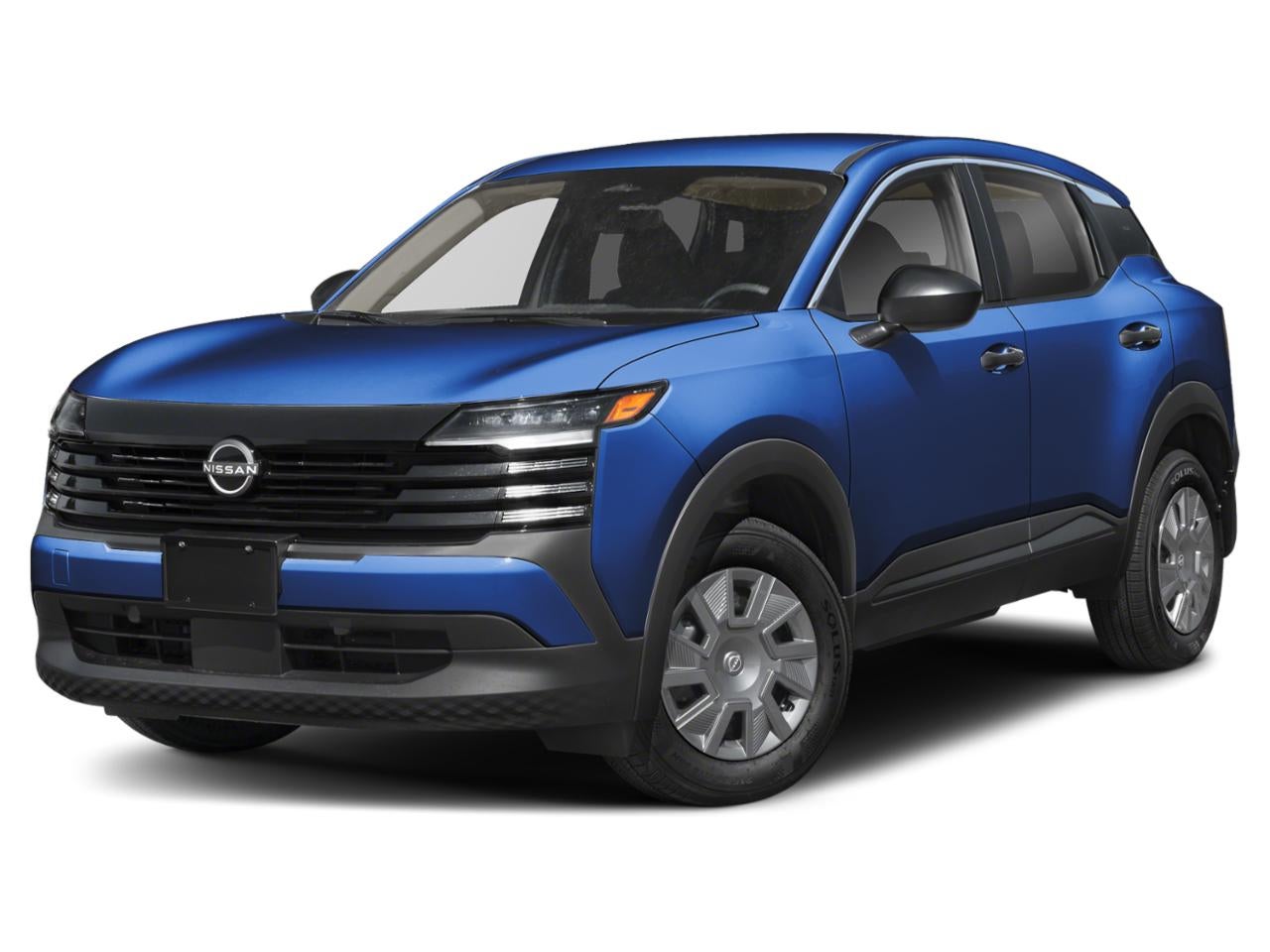 2026 Nissan Kicks S in Deep Blue Pearl — front three-quarter view
