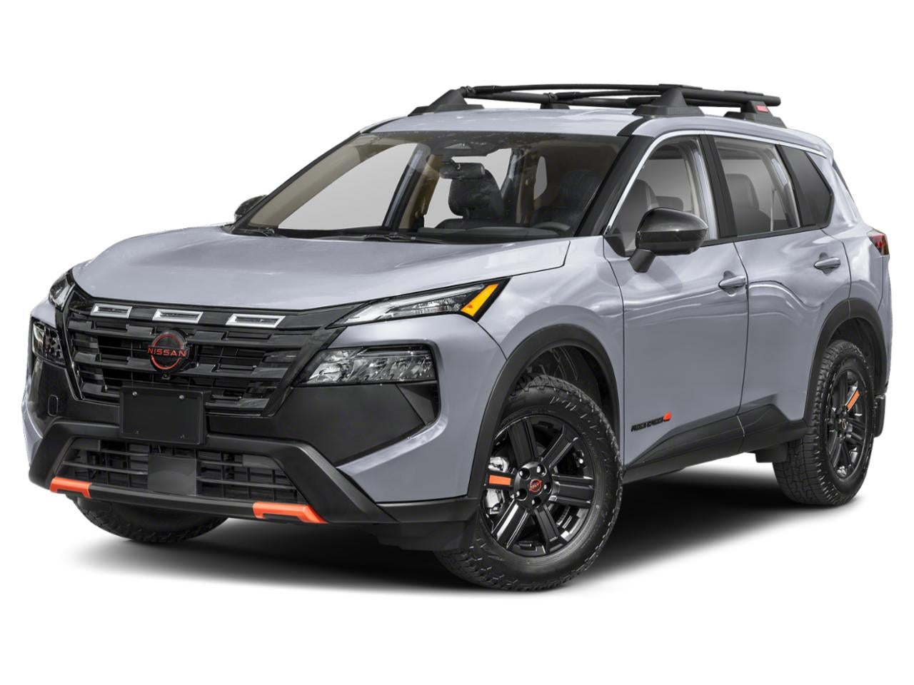 2026 Nissan Rogue Rock Creek in Boulder Gray Pearl — front three-quarter view