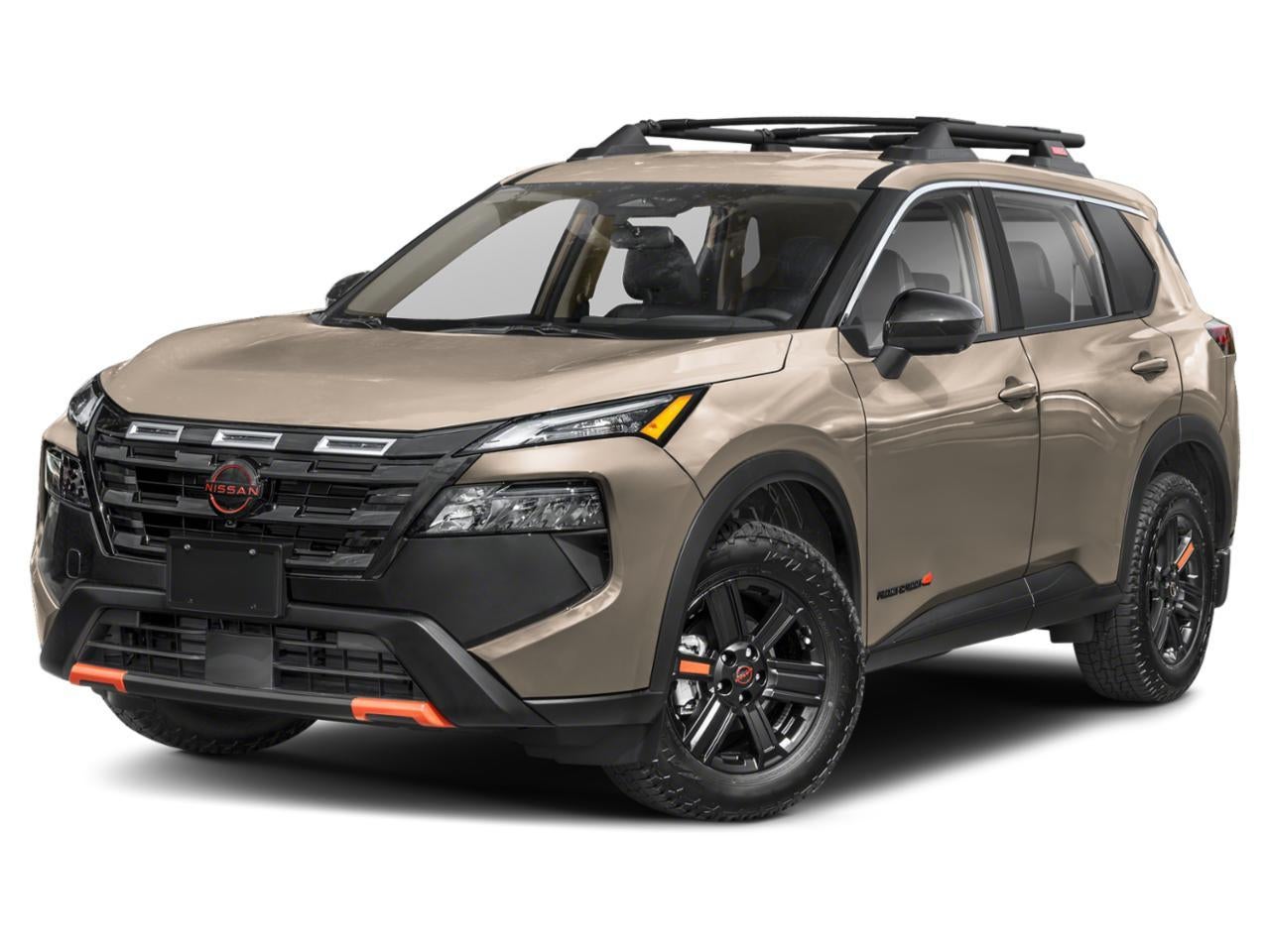 2026 Nissan Rogue Rock Creek in Baja Storm Metallic — front three-quarter view